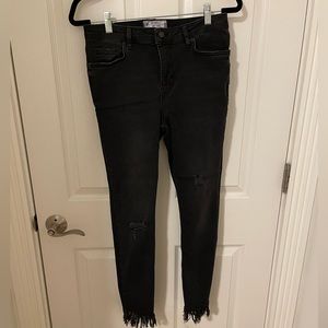 Free People Great Heights Frayed Skinny Jean
